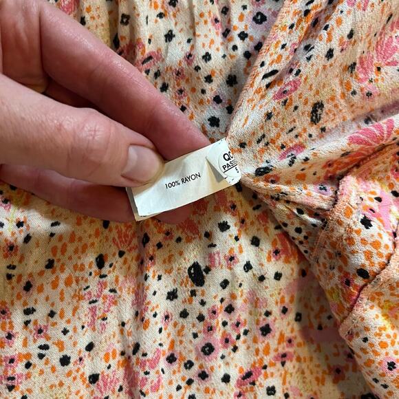 POUPETTE ST. BARTH Ola Long Sleeve Mini Dress Orange Malva xs - Picture 6 of 11